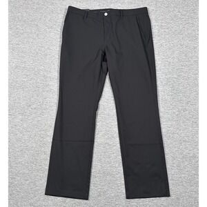 Bonobos Golf Pants Mens 38x32 Black Slim Fit Performance Modern City NEW